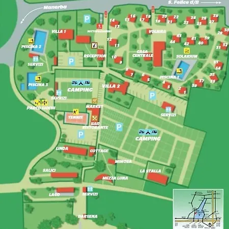 Zweizimmerwohnung In Villaggio Sanghen Appartement Manerba del Garda